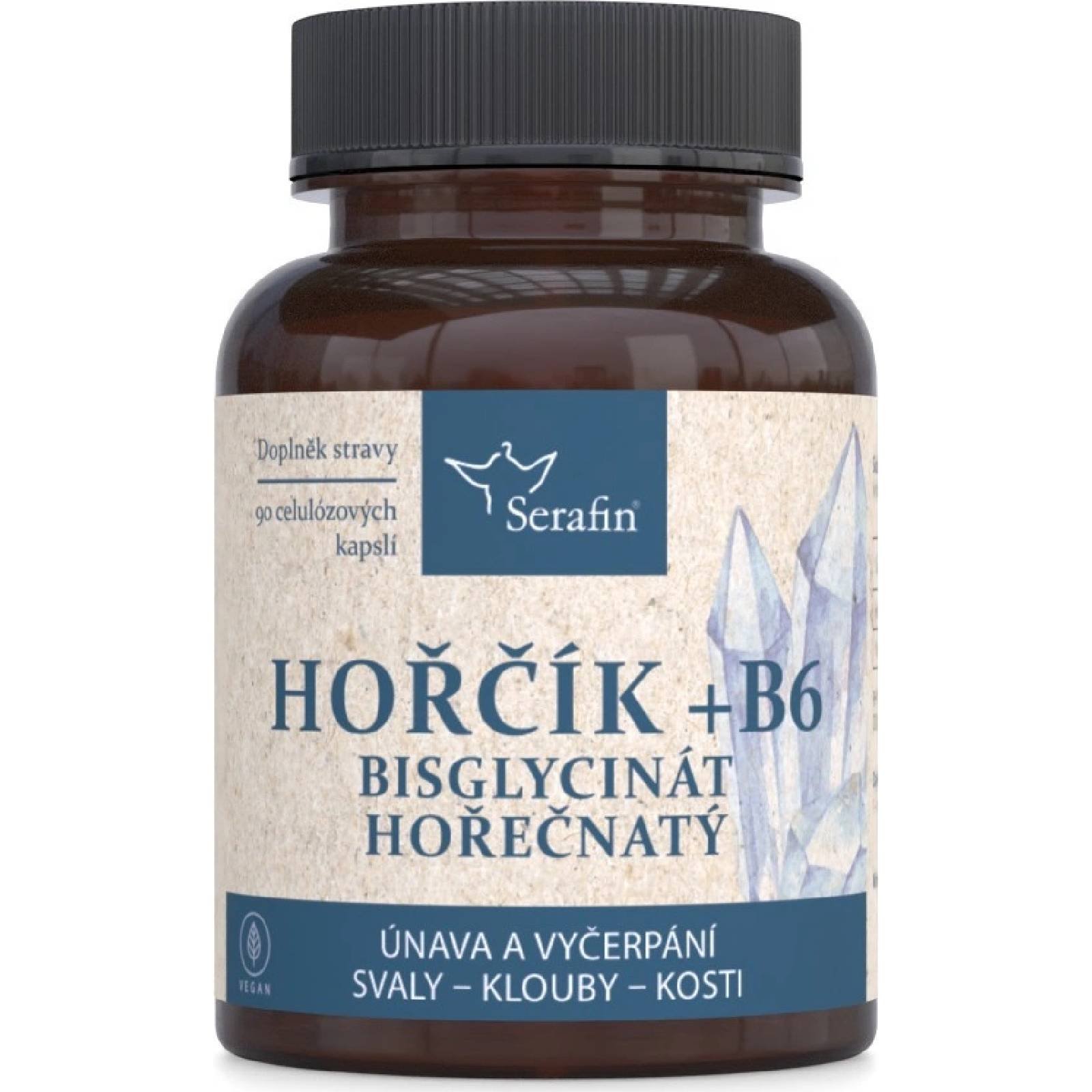 Serafin Hořčík + B6 ke snížení únavy 90 kapslí